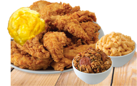 Show details for Three Piece Chicken Dinner Picture of Three Piece Chicken Dinner