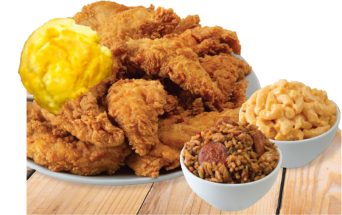 Picture of Three Piece Chicken Dinner